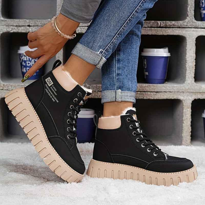 Celestine - Gemütliche, warme, stilvolle gefütterte Sneaker für ganztägigen Tragekomfort