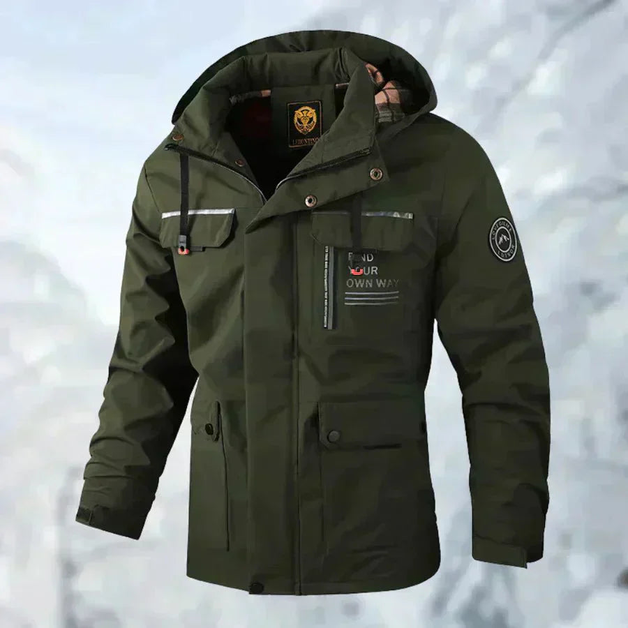 Wasserdichte Outdoor-Herrenjacke, perfekt für alle Wetterbedingungen