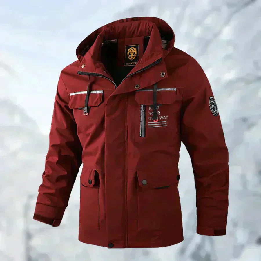 Wasserdichte Outdoor-Herrenjacke, perfekt für alle Wetterbedingungen