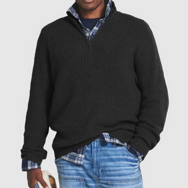 Arlen Herren Strick-Reißpullover für stilvollen Komfort