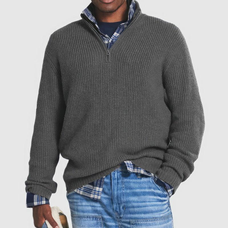 Arlen Herren Strick-Reißpullover für stilvollen Komfort