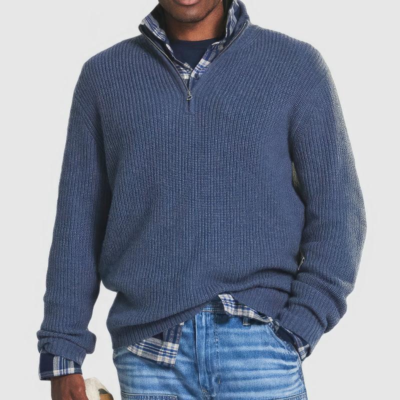 Arlen Herren Strick-Reißpullover für stilvollen Komfort