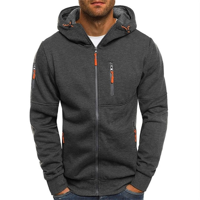 CALENIRAE – Kapuzenjacke mit Reißverschluss für urbanen und bequemen Stil