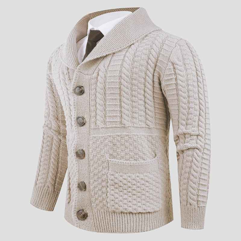 Jackson formeller Wollcardigan — zeitlose, elegante Strickware
