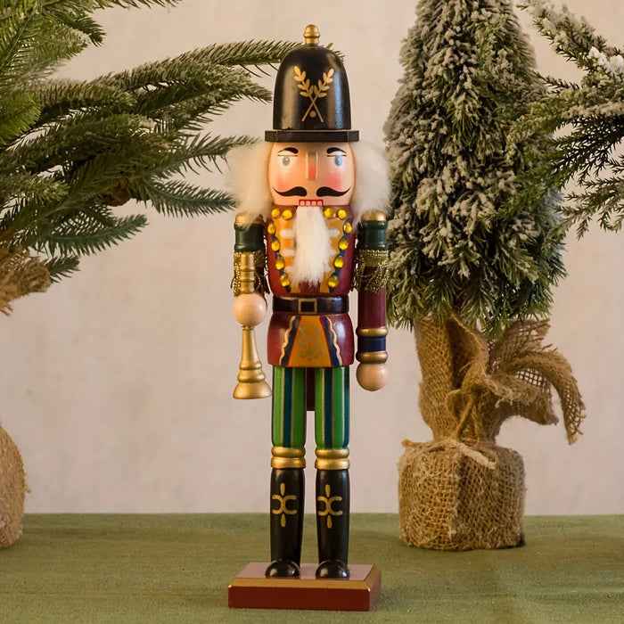 NussknackerJoy - Holz Nussknacker Soldatenfigur für zeitlose Weihnachtsstimmung