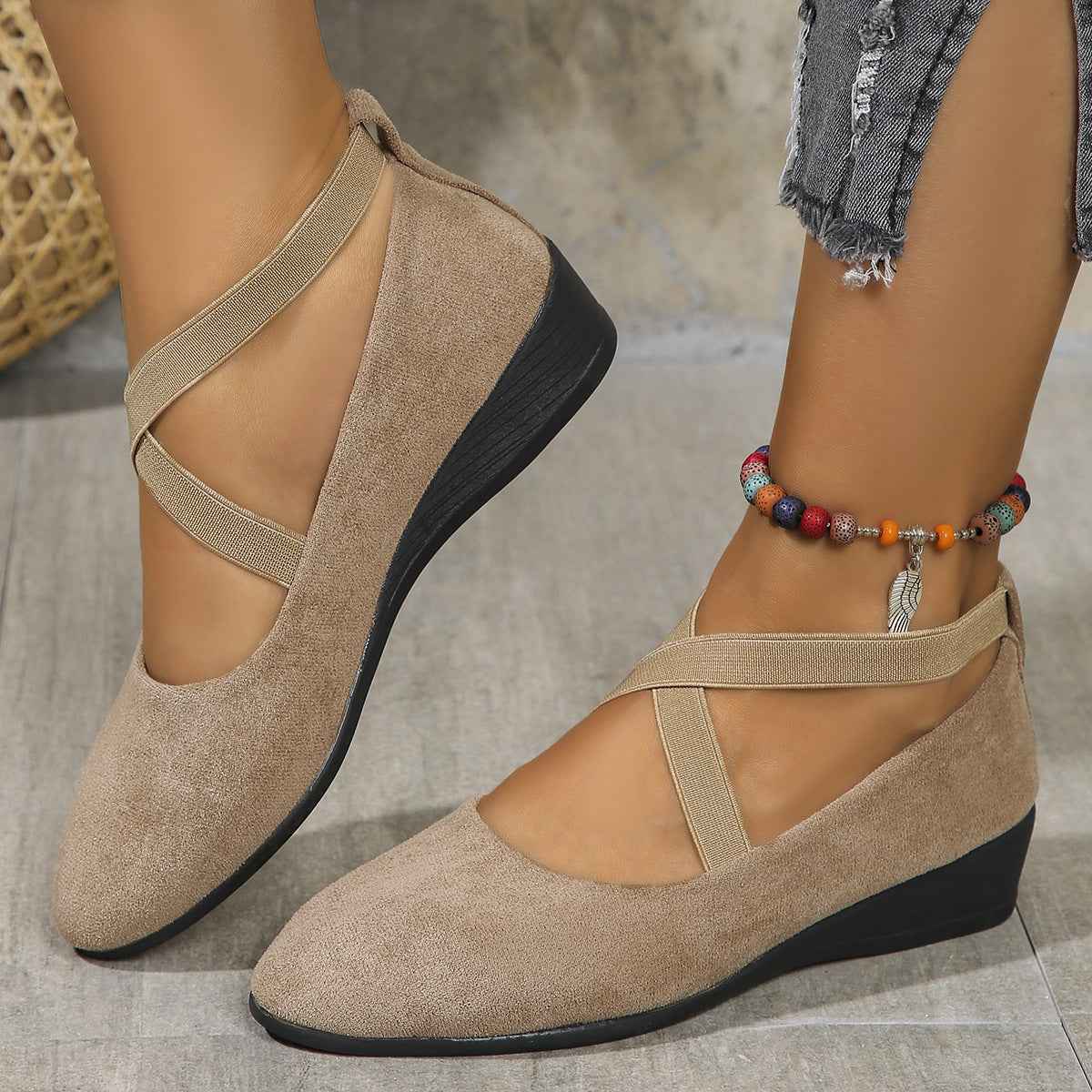Ultrakomfortable leichte rutschfeste orthopädische Flachschuhe für ganztägige Unterstützung