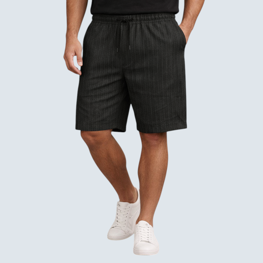 Herren Leinen-Shorts Atmungsaktiv Regular Fit für den Sommer