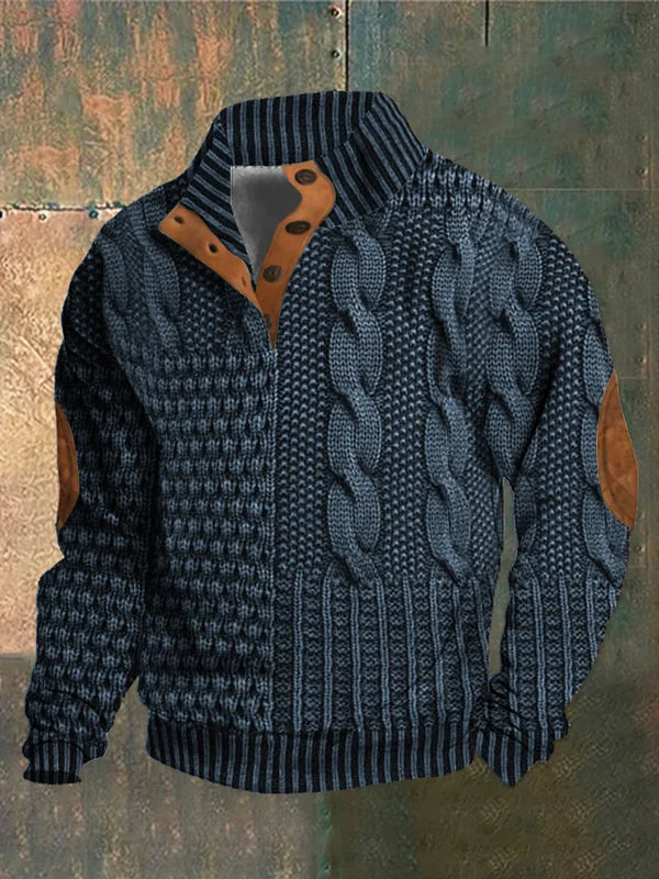 Herren Strickpullover mit stilvollem Muster für maximalen Komfort