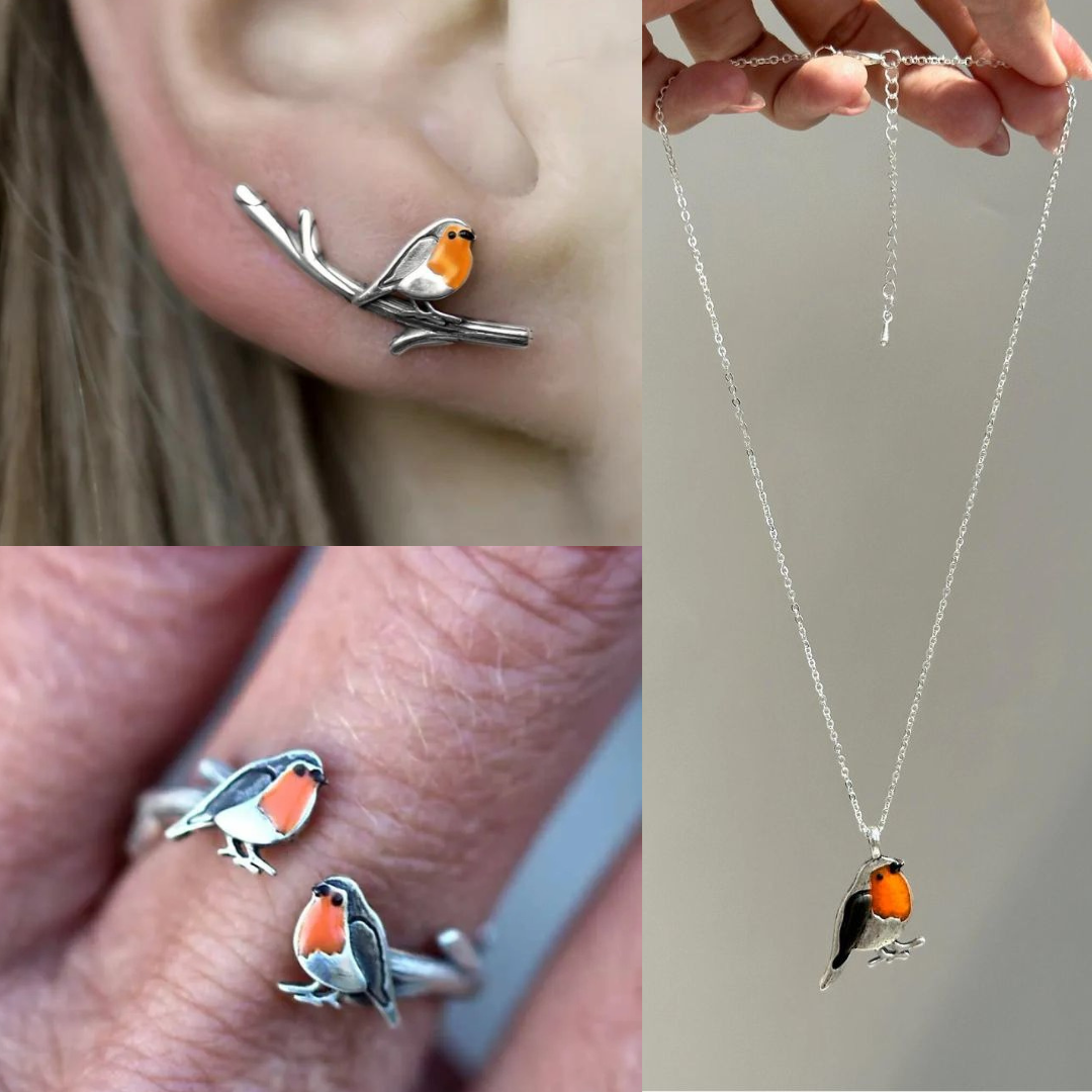 Gluecksvogel Schmuckset - Symbol der Hoffnung