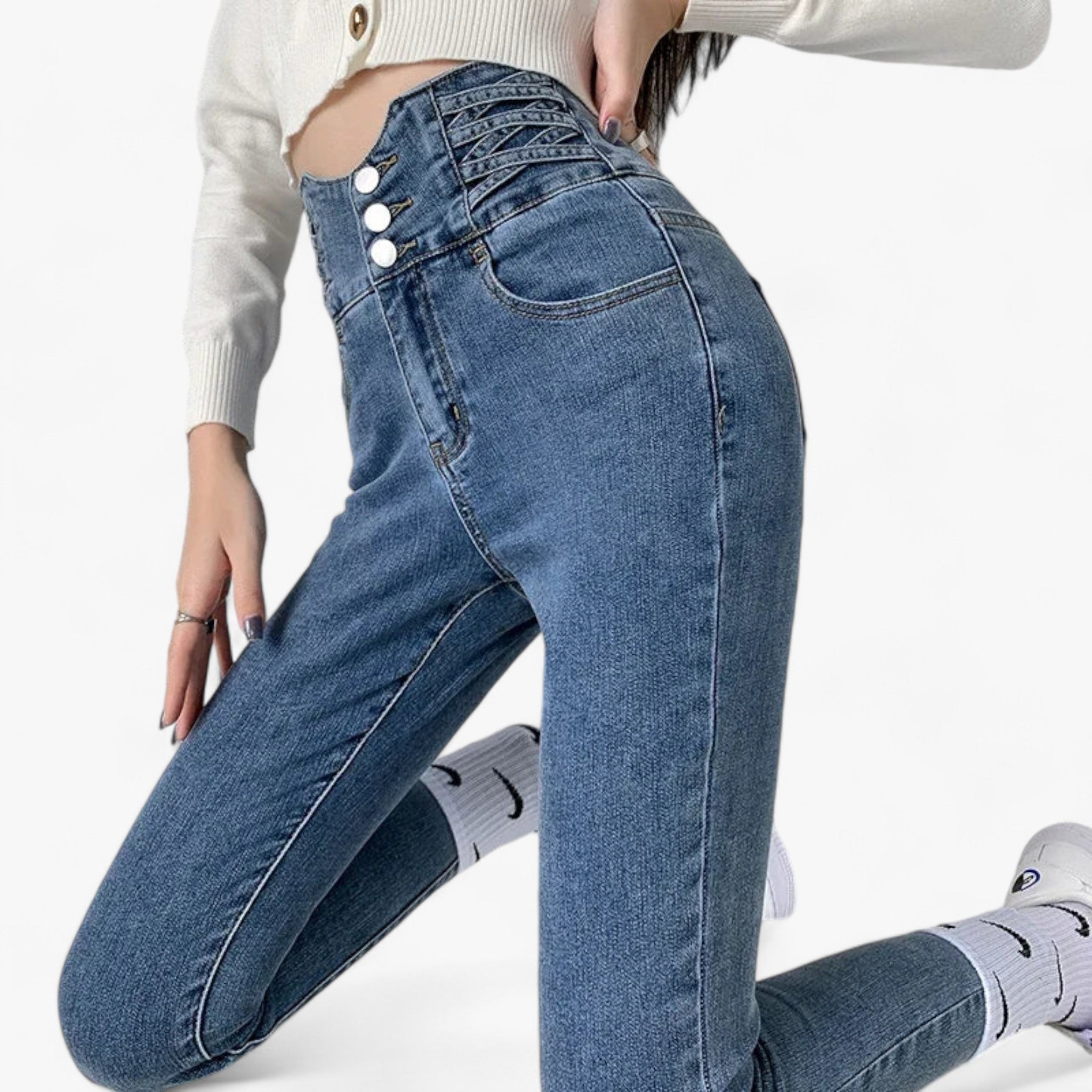 Skinny Pencil Jeans - Slim stretch for en flatterende pasform