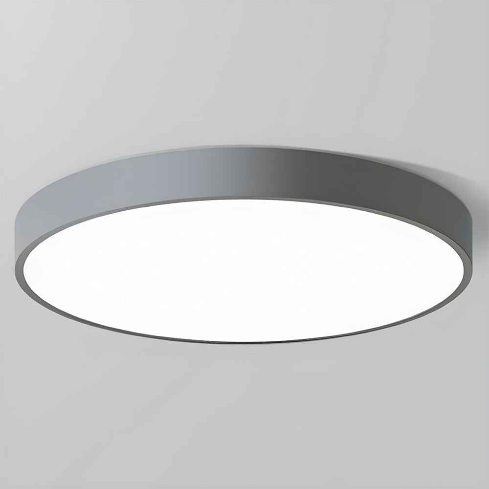 Moderne Runde LED Deckenleuchte Flache Scheibe