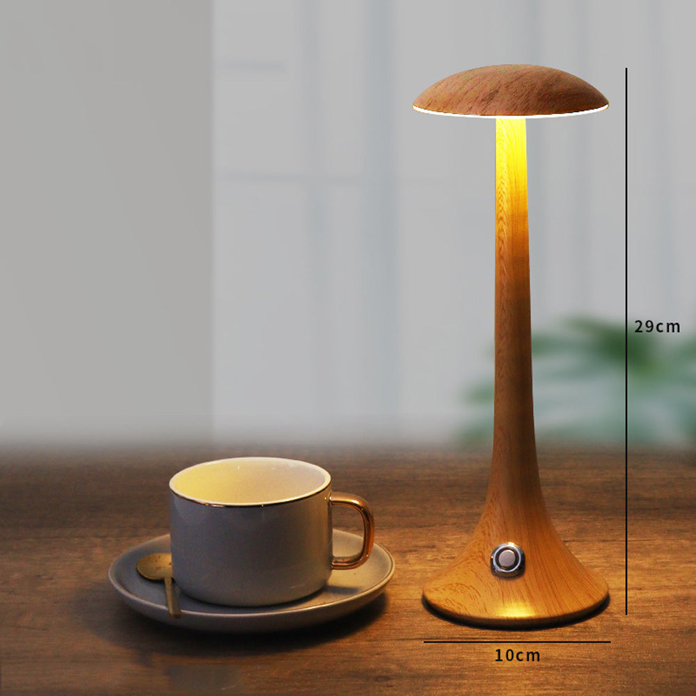 Wiederaufladbare Tischlampe GlowShroom – Elegante und praktische Beleuchtung für Ihr Zuhause