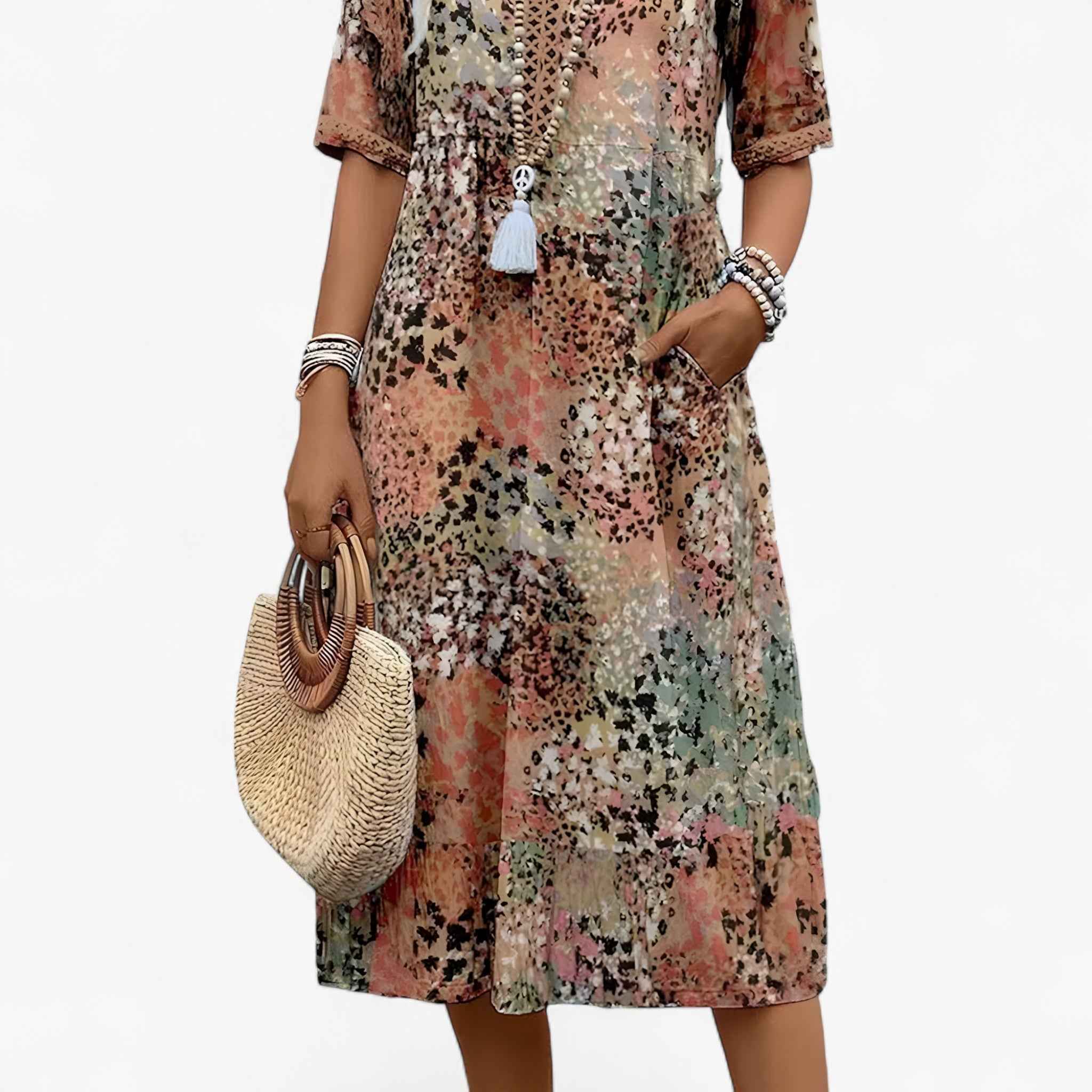Kleid mit Blumenmuster