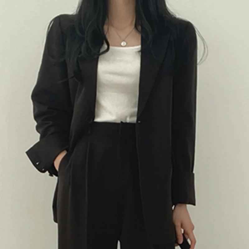 Hailey – Elegantes Damen-Damenkostüm mit langem Blazer