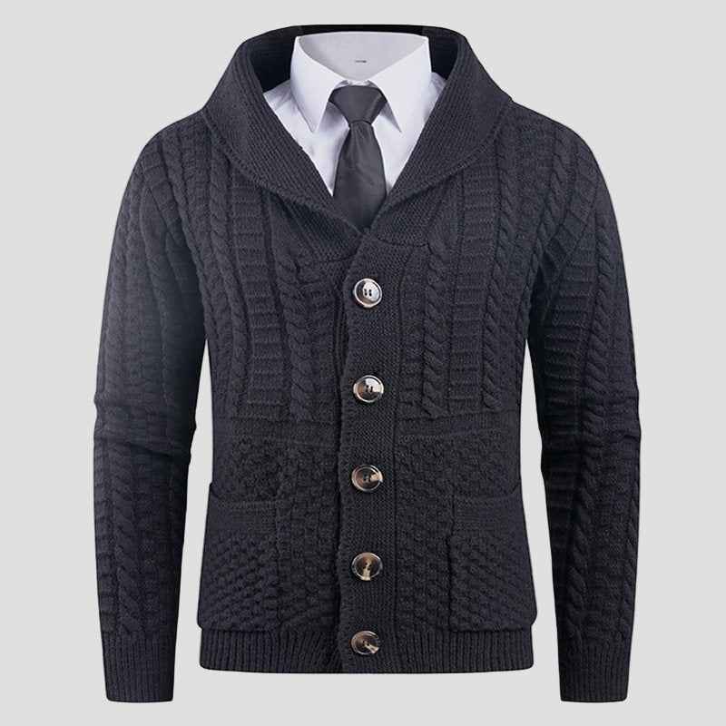 Jackson formeller Wollcardigan — zeitlose, elegante Strickware