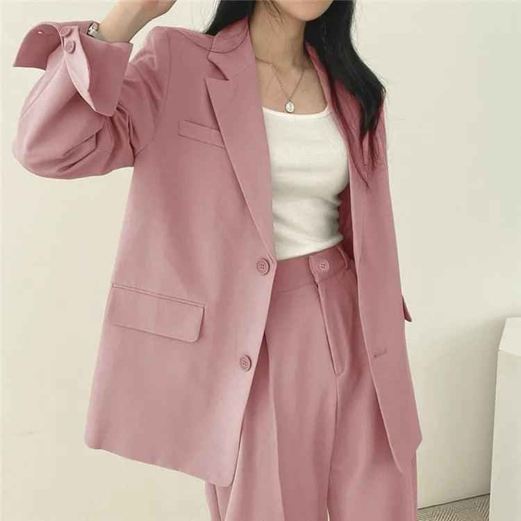 Hailey – Elegantes Damen-Damenkostüm mit langem Blazer