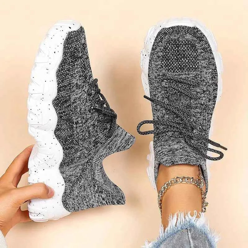 Luisa – atmungsaktive Chunky-Knit-Sneaker für ganztägigen Komfort