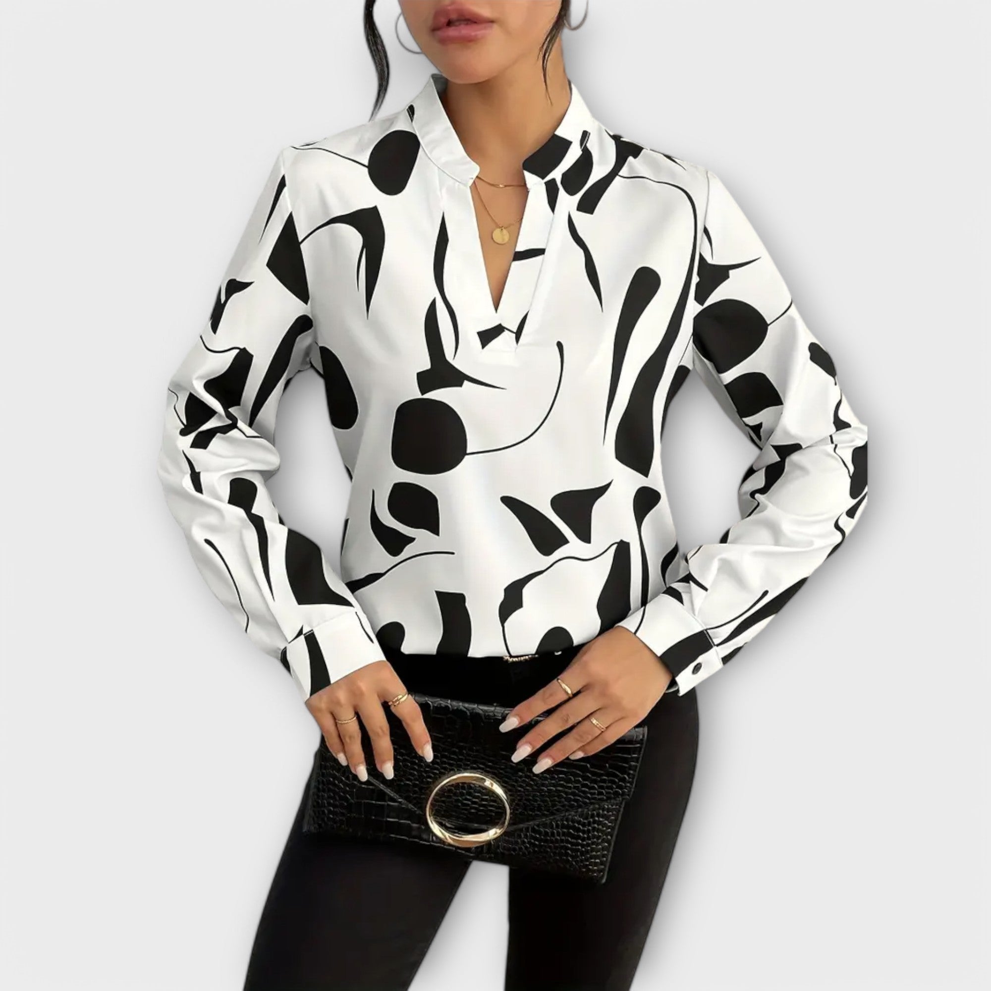 ADDISON – Elegante Bluse mit raffiniertem Design