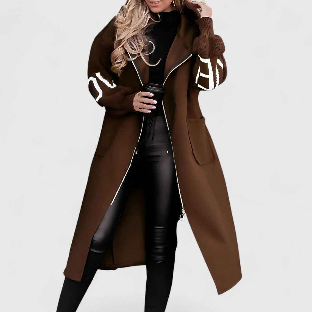 Rosana - Edler Kapuzen Cardigan für einen eleganten Stil