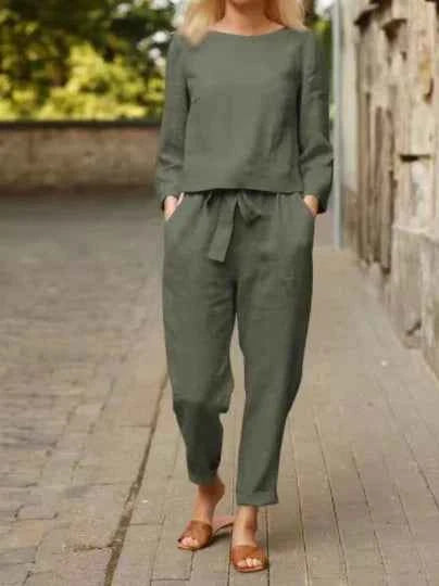 Lässiges und elegantes 2-teilige Set für einen unvergleichlichen Stil