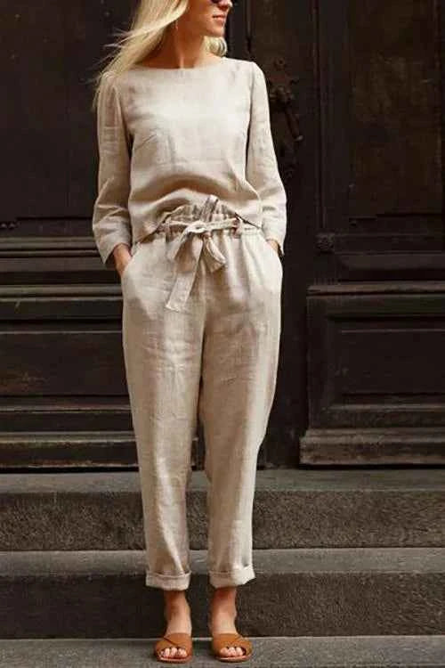Lässiges und elegantes 2-teilige Set für einen unvergleichlichen Stil