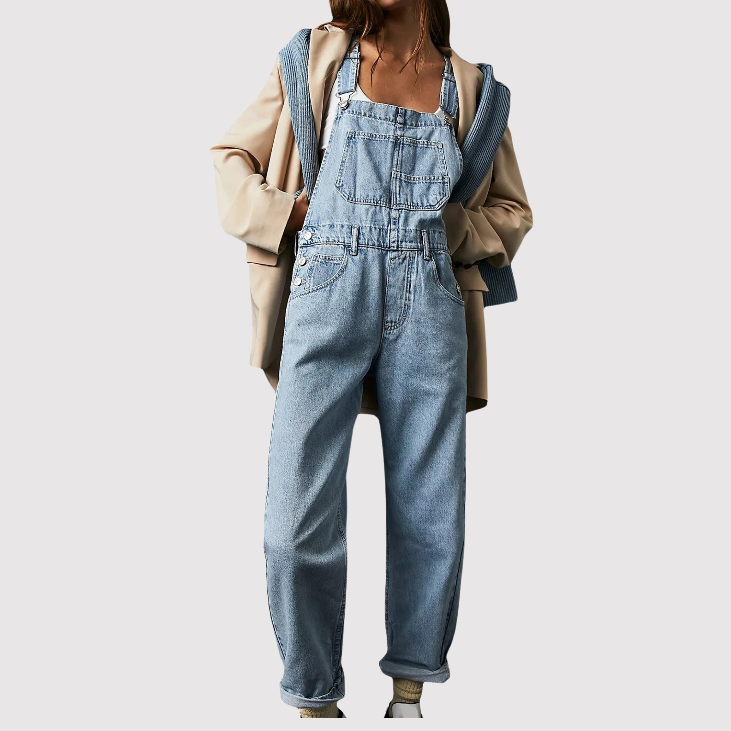 Eline | Eleganter Damen Denim-Tuinrock für einen stilvollen und bequemen Look