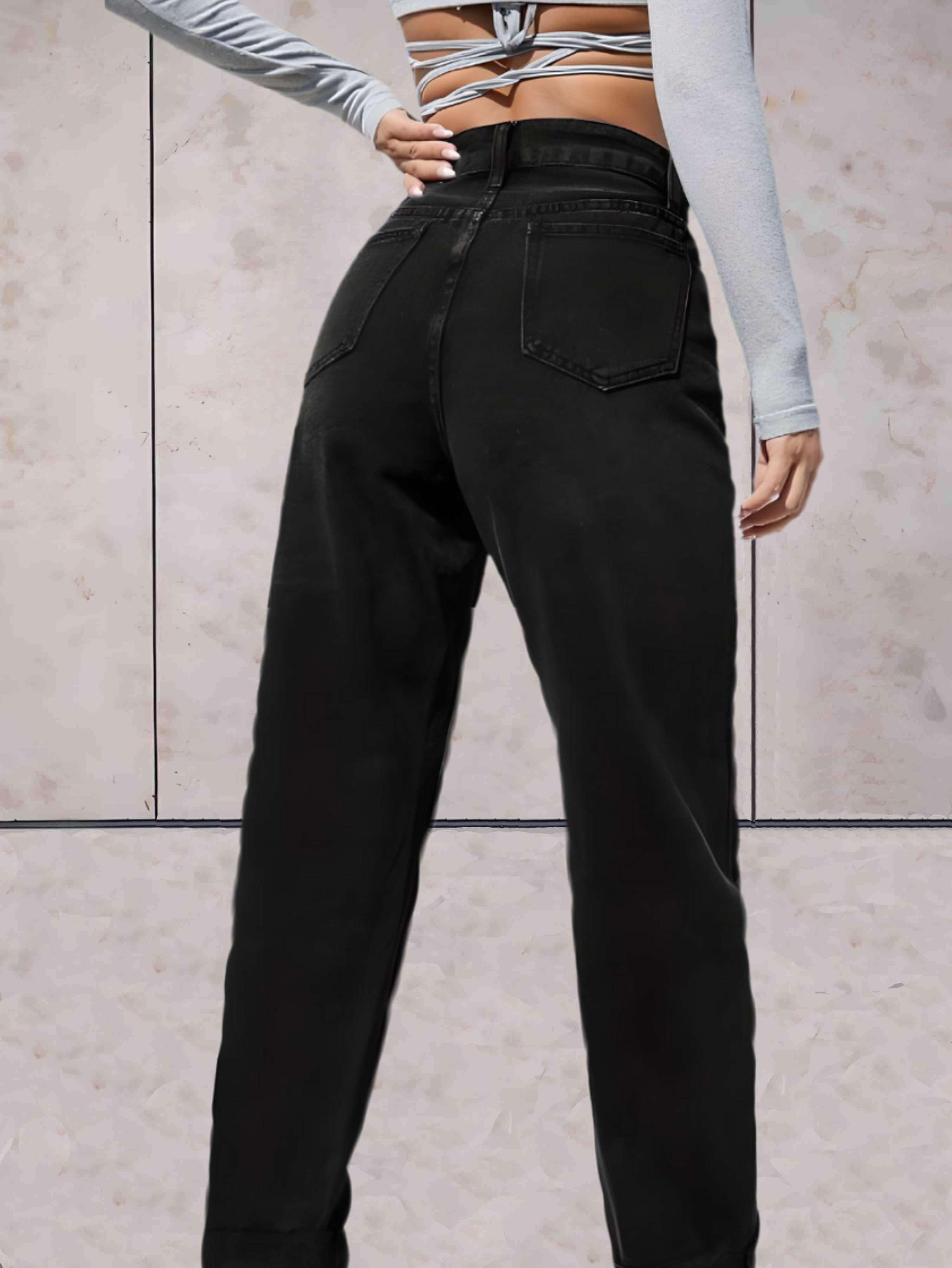 Eline | Elegante und bequeme High-Waist-Jeans für eine perfekte Passform