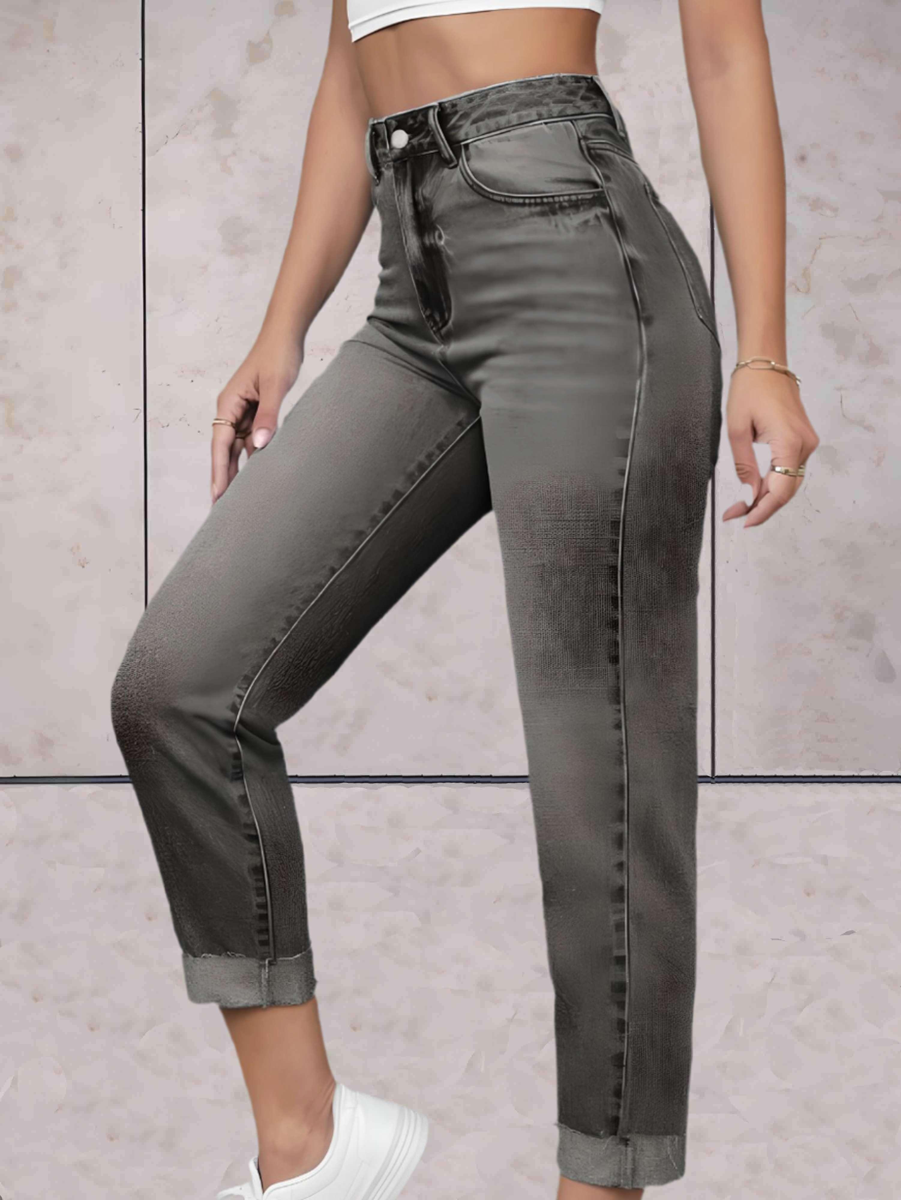Eline | Elegante und bequeme High-Waist-Jeans für eine perfekte Passform