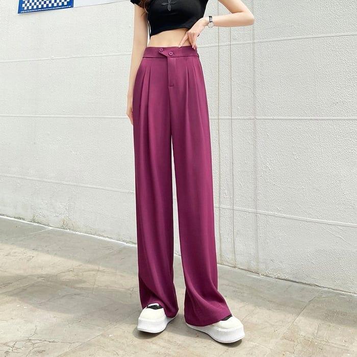 Elke | Luxuriöse und komfortable breite stilvolle Hose