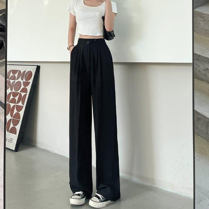 Elke | Luxuriöse und komfortable breite stilvolle Hose