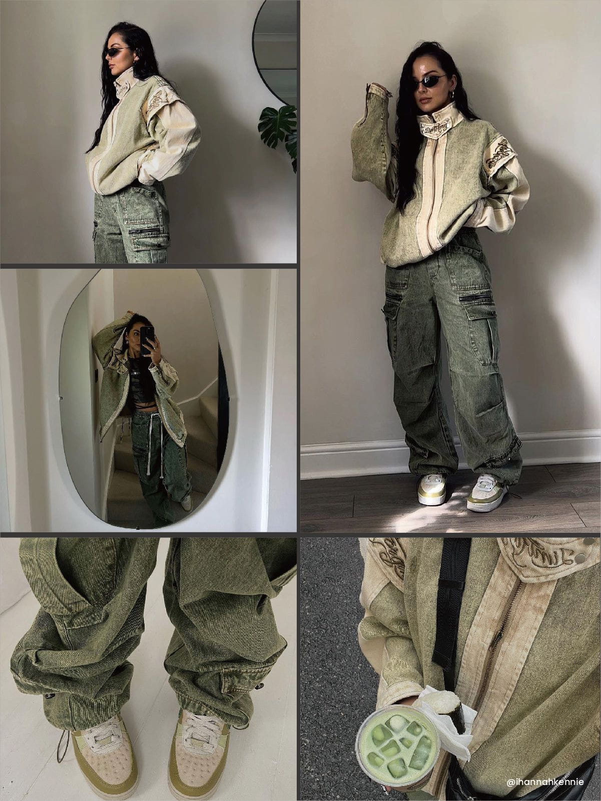 Esmée | Trendige Cargo Jeans mit verstellbarem Kordelzug für Stil und Komfort