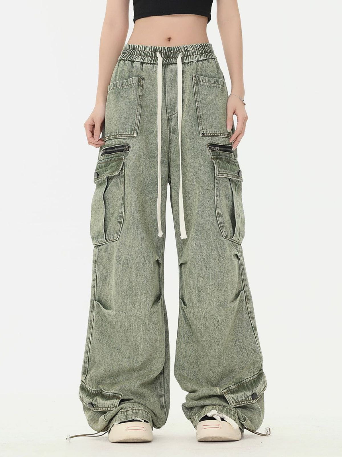 Esmée | Trendige Cargo Jeans mit verstellbarem Kordelzug für Stil und Komfort