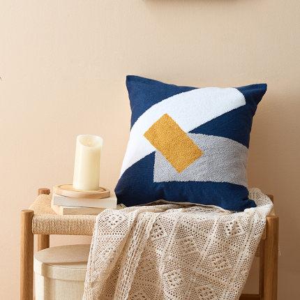 Arthena - Luxuriöse Bestickte Zierkissen mit Trendigen Abstrakten Boho-Formen für Ihr Wohn- und Schlafzimmer