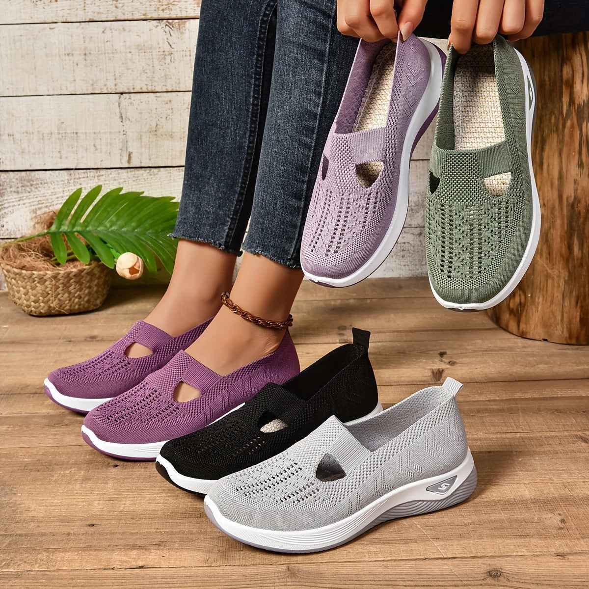 Poppy orthopädische Slip-On-Schuhe für ganztägigen Tragekomfort