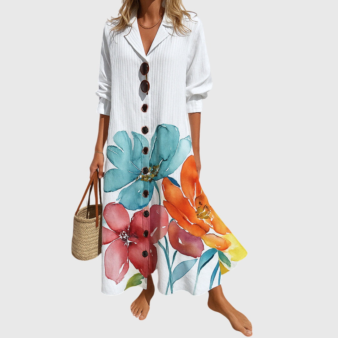 Damen's Elegant Slimming Kleid