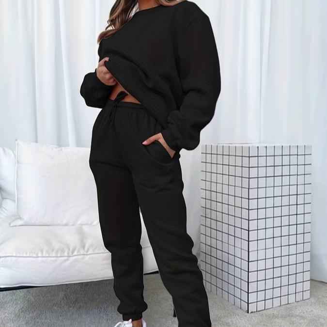 Jenna | Damen-Set aus Sweatshirt und Jogger