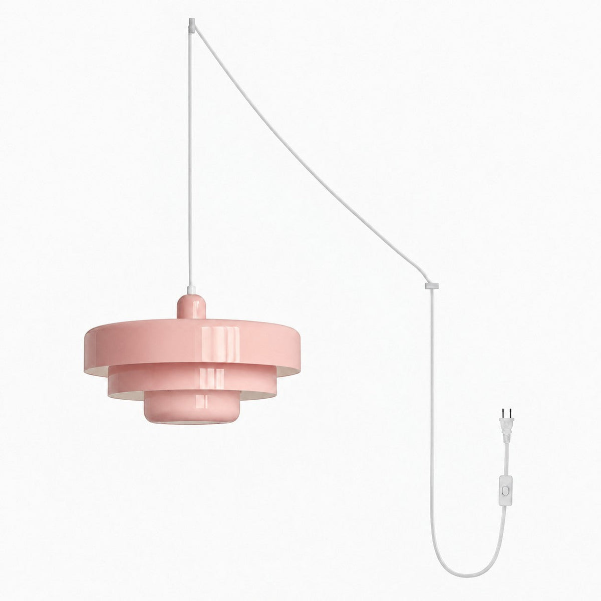 Retro Bauhaus Steckerpendelleuchte - Multicolor