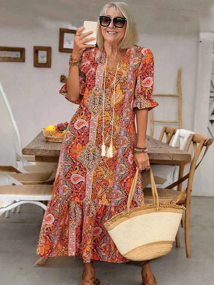 Elegantes Maxie-Kleid für unvergessliche Urlaubstage
