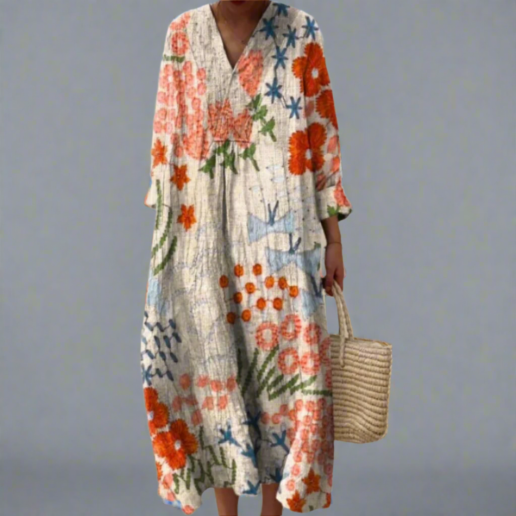 Alyette | Eleganter Julin Sommerrock mit Stickereien für einen Sommertag - Roborro