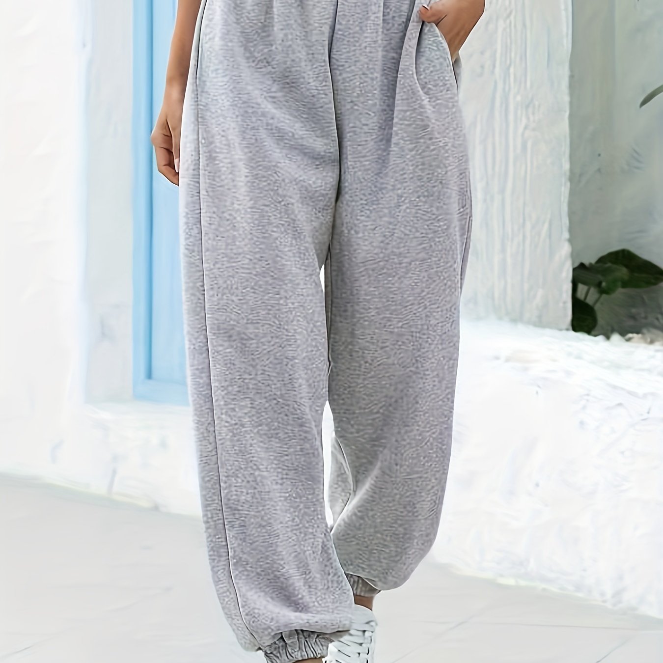 Femke | Bequeme, elastische Jogginghose mit hohem Bund für einen stilvollen und bequemen Look
