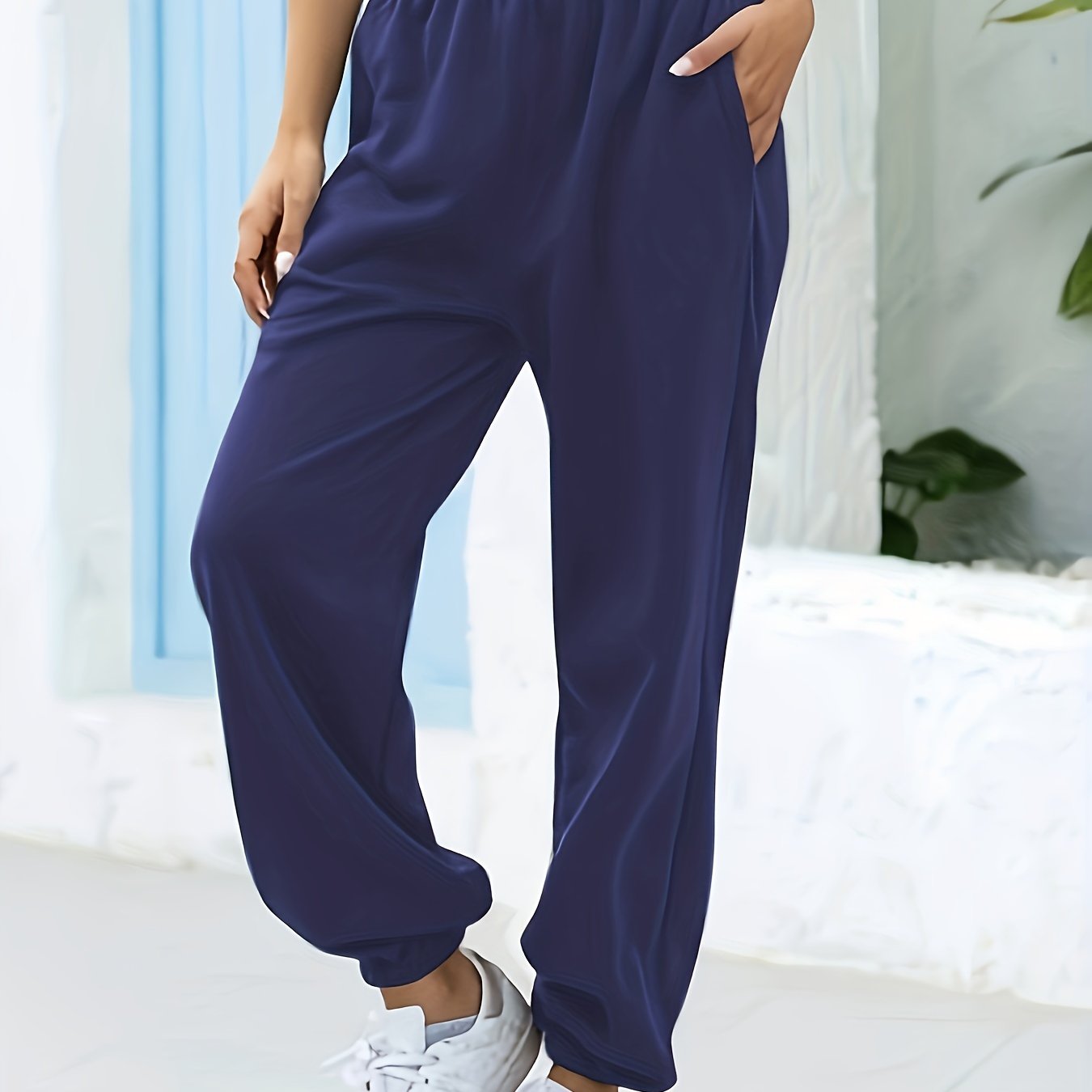 Femke | Bequeme, elastische Jogginghose mit hohem Bund für einen stilvollen und bequemen Look
