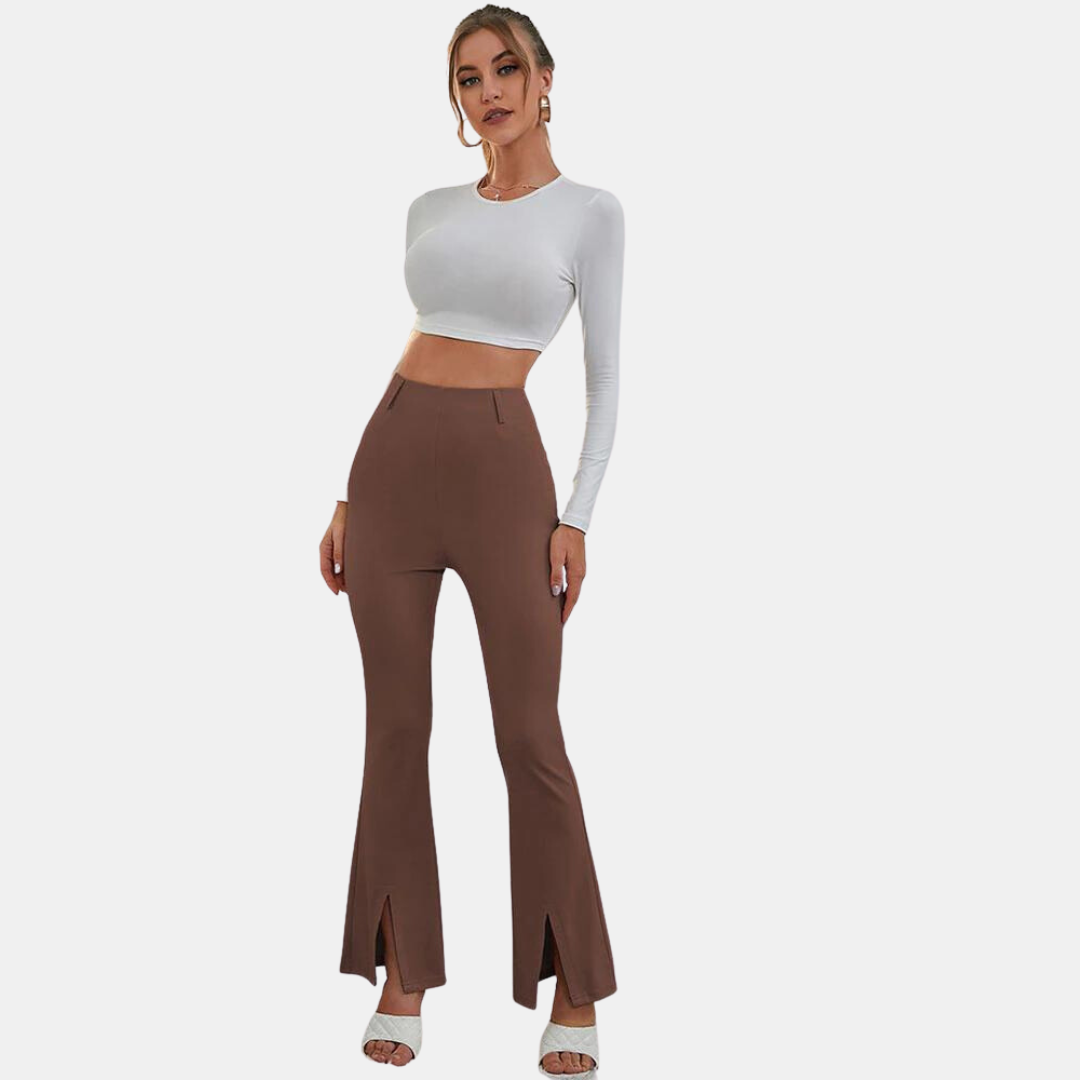 Femke | Elegante und trendige ausgestellte Hose für einen stilvollen Look