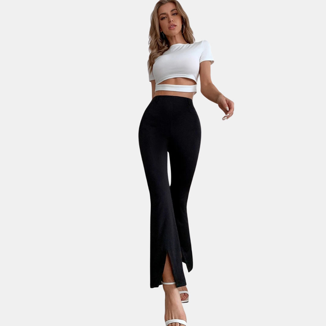 Femke | Elegante und trendige ausgestellte Hose für einen stilvollen Look