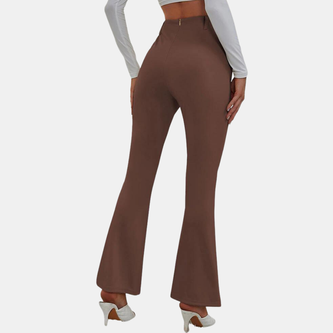 Femke | Elegante und trendige ausgestellte Hose für einen stilvollen Look
