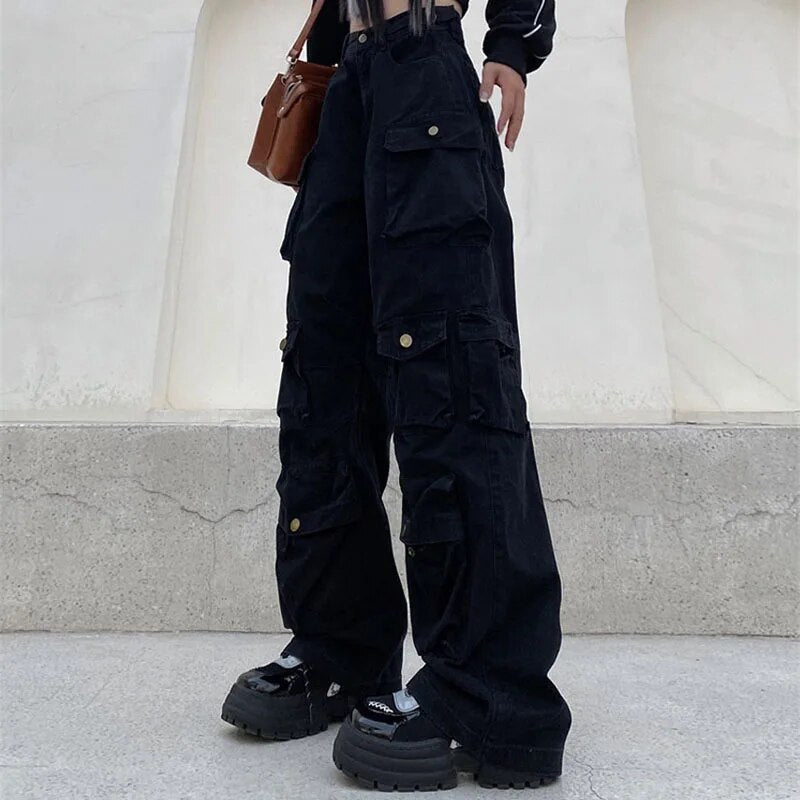 Fenna | Trendige und Funktionale Multi-Taschen Cargo-Hose für jeden Stil