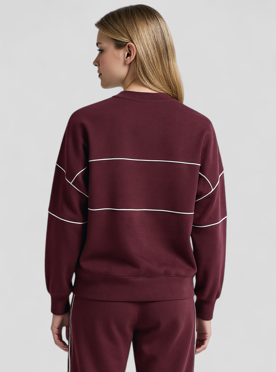Wilma | LuxeFleece Piper Oversized Sweatshirt Damen Warm Weich Casual Lounge