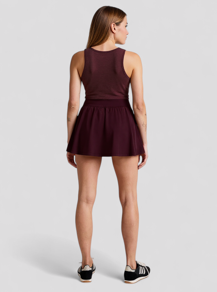 Kerris | Faltenrock Damen Elegant Leicht Sommerrock