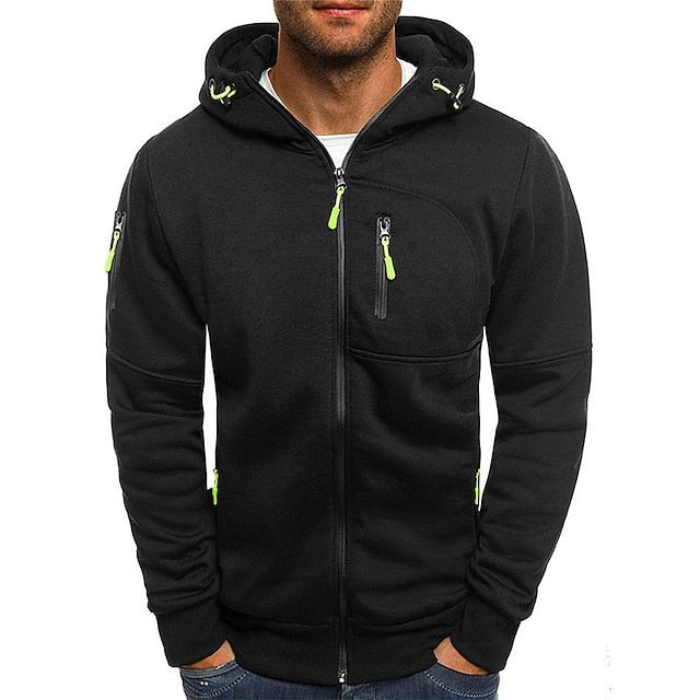 CALENIRAE – Kapuzenjacke mit Reißverschluss für urbanen und bequemen Stil