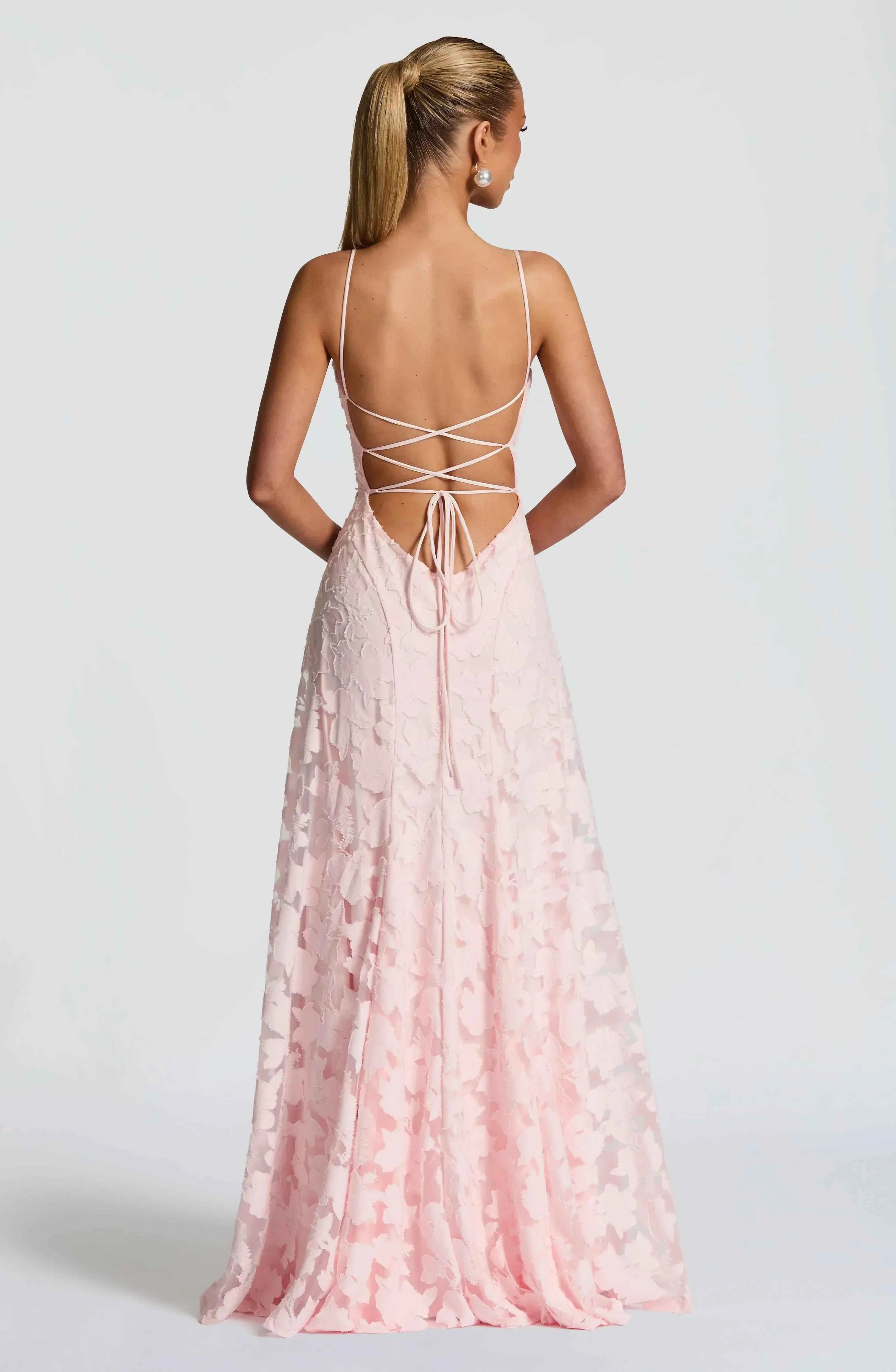 Aveline | Elegantes Spitzenkorsett-Maxikleid - Glamouröses Abendkleid
