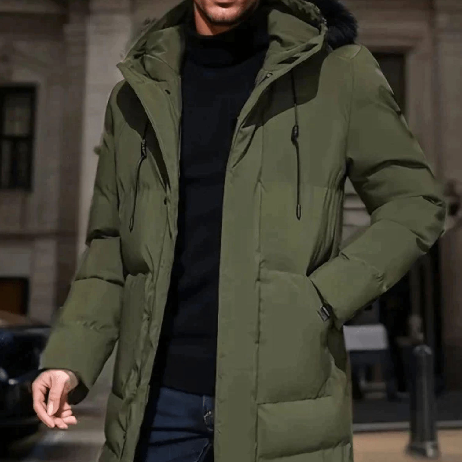 Frank – Langer, wasserfester Winterparka mit kuscheliger Kapuze für optimalen Schutz und Stil